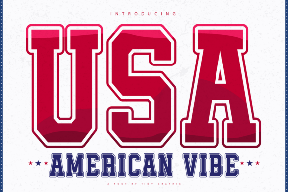American Vibe: Using This Patriotic Display Font Effectively
