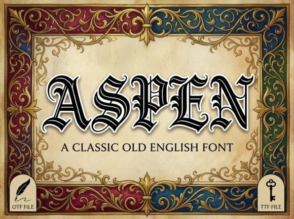 Aspen Font: Timeless Blackletter Authority