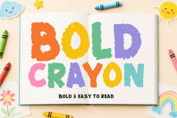 Bold Crayon: A Practical Guide to Using Playful Textured Fonts in Design