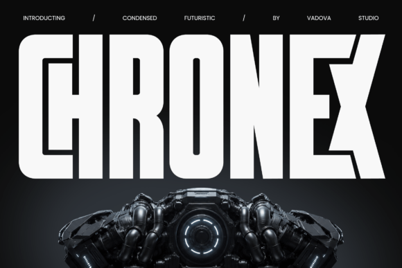Chronex: Bold Sci-Fi Display Typography