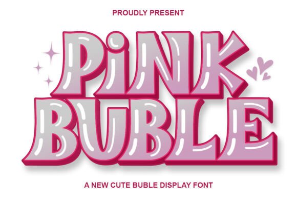 Designing with Joy: The Versatile Appeal of Pink Buble Typography