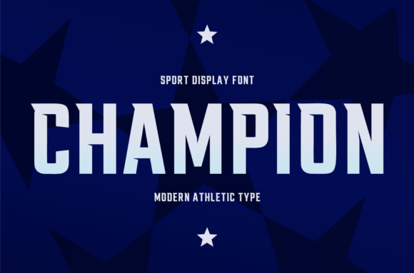Evaluating Champion Geometric Typeface for Athletic and Display Design