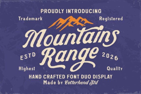 Evaluating Mountains Range Duo for Outdoor and Heritage Branding