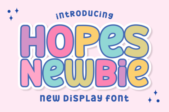 Hopes Newbie Font: Bold Playfulness for Creative Designs