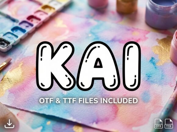 Infuse Your Designs with Pure Joy Using Kai: The Bouncy Bubble Font