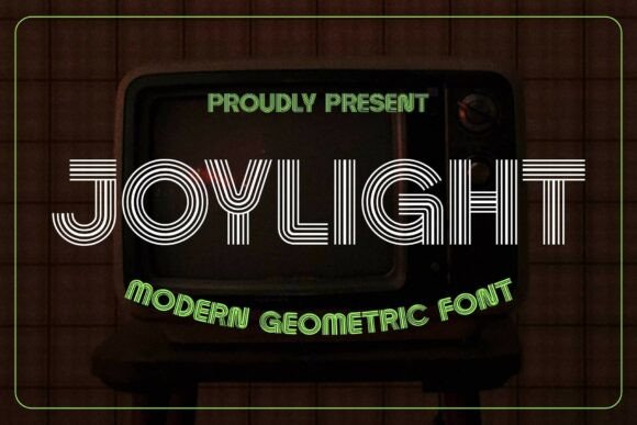 Joylight: Retro-Futuristic Display Typography
