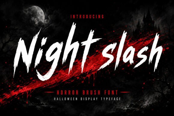 Night Slash: Strategic Typography for Horror and Thriller Branding