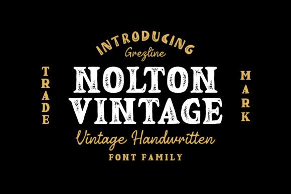 Nolton Vintage: Authentic Rugged Serif Typography