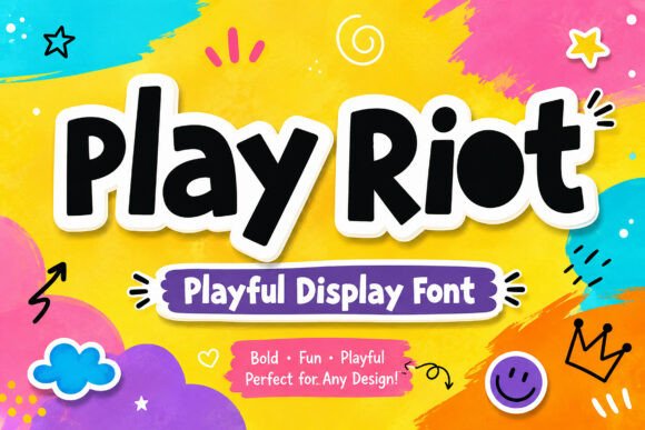 Play Riot Font: Bold Display Type for Creative Projects