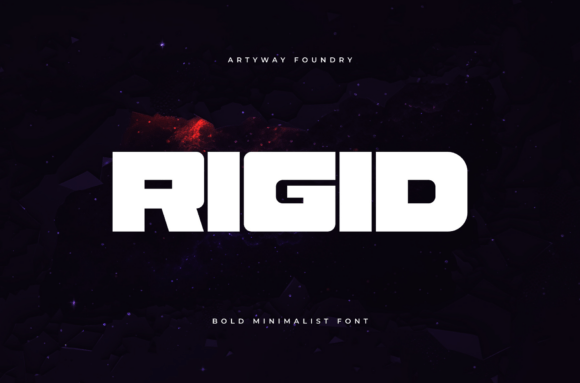 Rigid: Elevating Modern Design with Bold Minimalist Typography