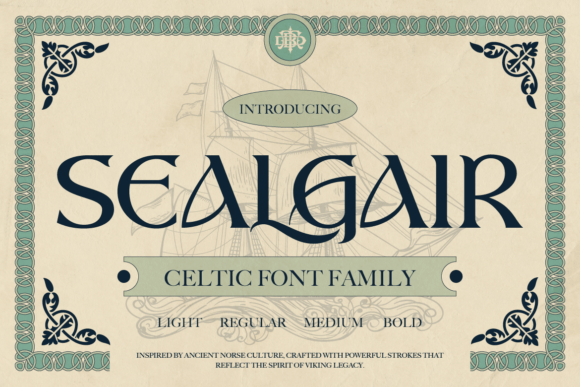 Sealgair: Integrating Celtic Aesthetics into Modern Typography