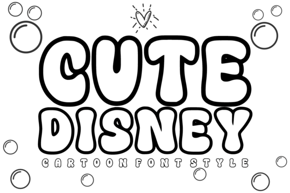 Step Into a World of Magic: A Complete Guide to Using the Cute Disney Outline Font