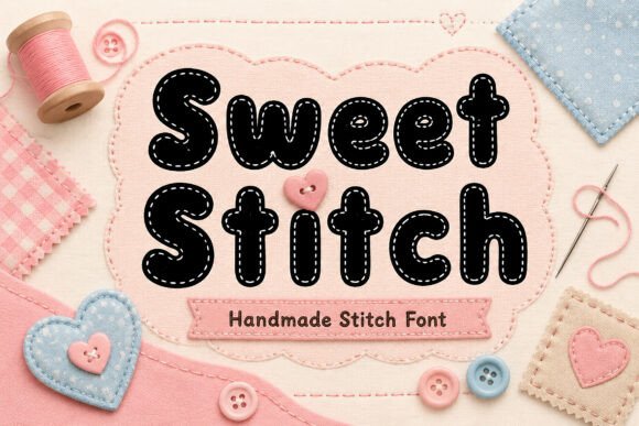 Sweet Stitch: Integrating Handmade Typography into Creative Workflows