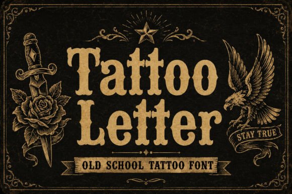 Tattoo Letter: Capturing Authentic Vintage Grit in Modern Design