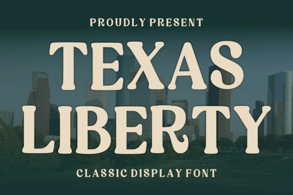 Texas Liberty: Bold Vintage Font for Retro Design