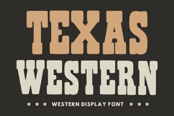 Texas Western: Using Rugged Display Type Without the Clichés