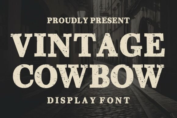 Vintage Cowboy Font: Authentic Western Design